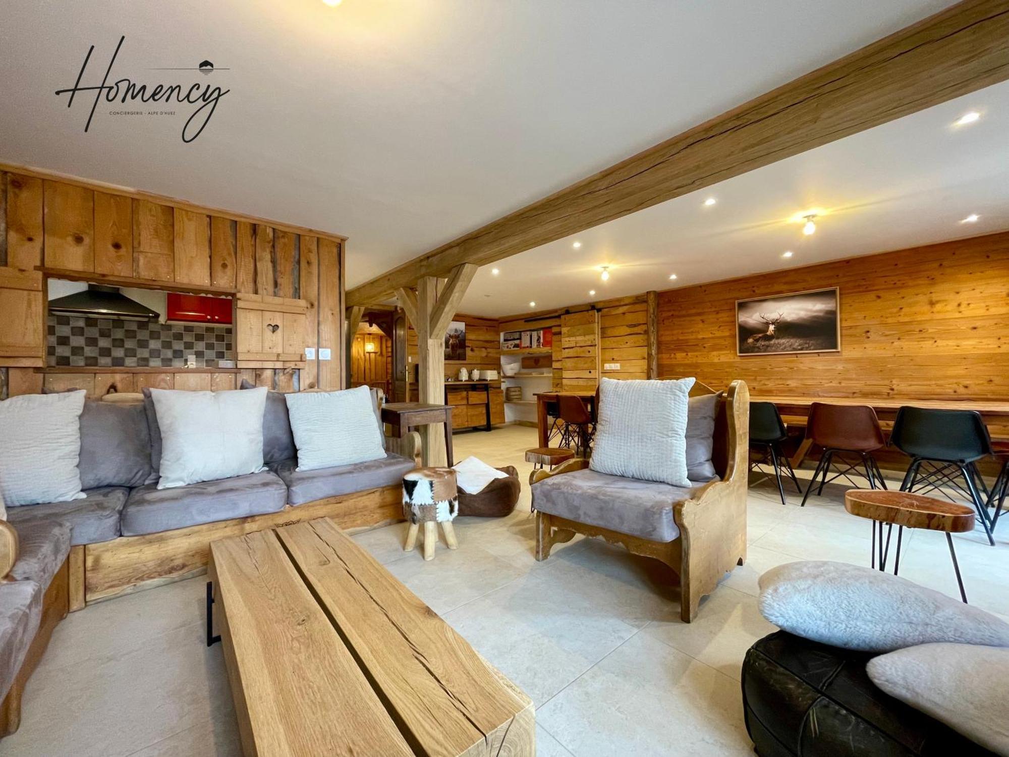 Homency - Chalet La Montagne Du Pregentil ラルプ・デュエ エクステリア 写真